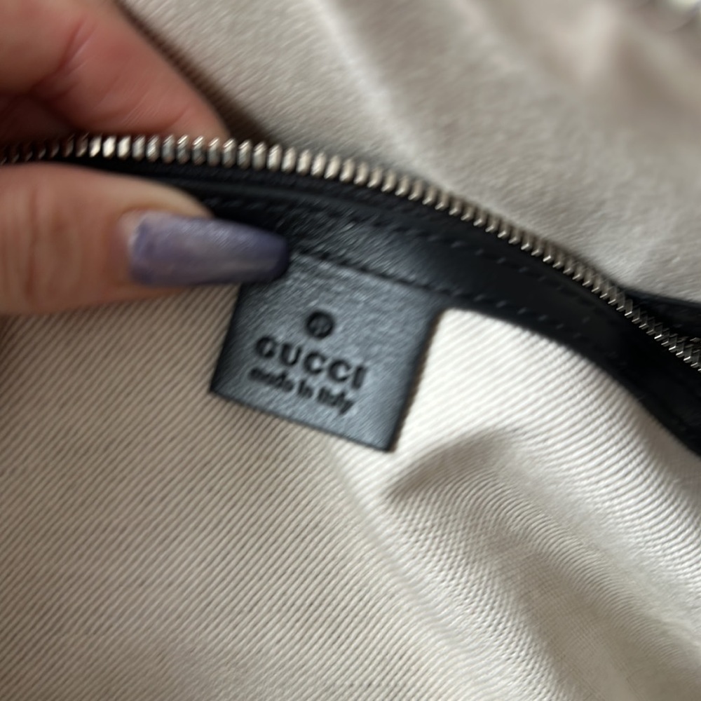 GUCCI Weekender GG Embossed Duffle Bag Large Travel Tote 100% Auth Luggage Purse - Picture 5 of 12